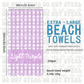 Custom Beach Towel Pre Order