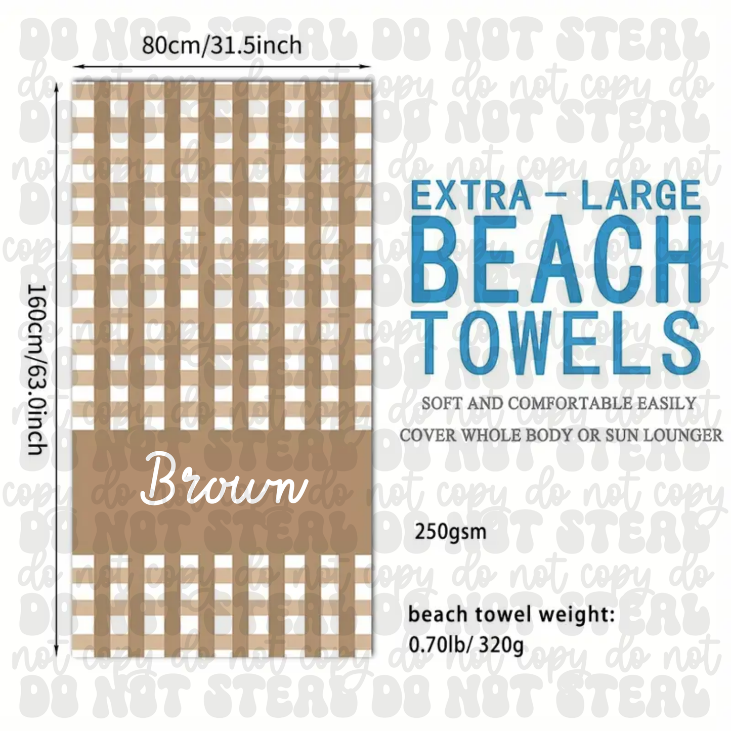 Custom Beach Towel Pre Order