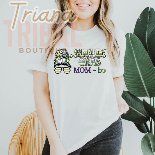 Mardi Gras MOM-bo TShirt