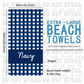 Custom Beach Towel Pre Order