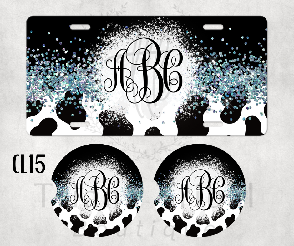 Car Coasters and License Plates - X