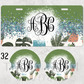 Car Coasters and License Plates - X